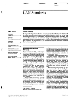 LAN Standards