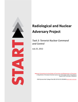 Terrorist Nuclear Command and Control