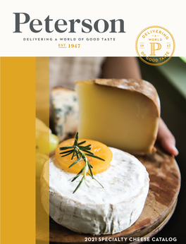 Specialty Cheese Catalog