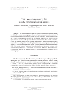 The Haagerup Property for Locally Compact Quantum Groups