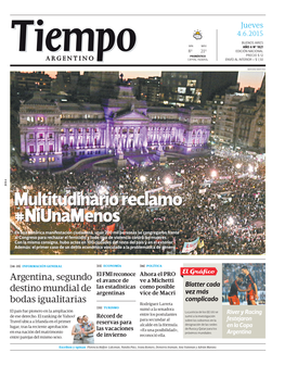 Multitudinario Reclamo #Niunamenos