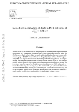 In-Medium Modification of Dijets in Pbpb Collisions at Sqrt(S[NN])