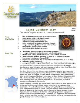 Saint-Guilhem Way Occitanie's Quintessential Transhumance Trail