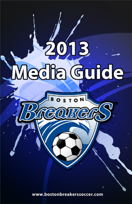 2013 Boston Breakers Media Guide