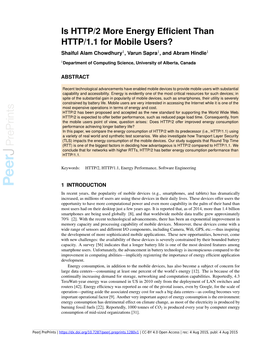 Is HTTP/2 More Energy Efficient Than HTTP/1.1 for Mobile Users?