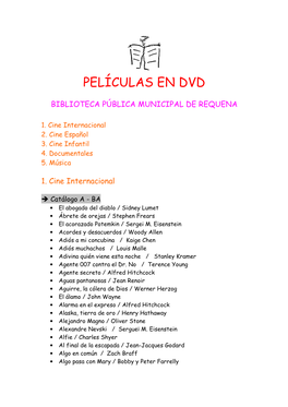 Películas En Dvd