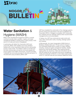Water Sanitation & Hygiene (WASH)