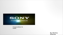 Sony India; Products