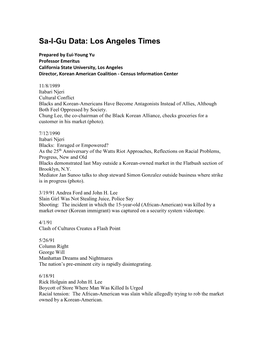 Sa-I-Gu Data: Los Angeles Times