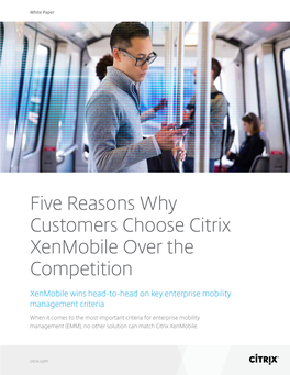 Comparing Citrix Xenmobile to the Competition