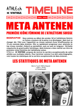 Les Statitiques De Meta Antenen