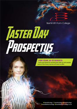 Taster Day Prospectus