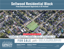 Sellwood Residential Block Prime Redevelopment Opportunity in SE Portland