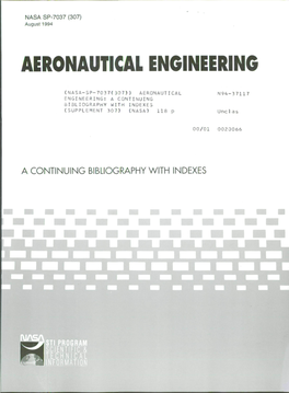 Aeronautical Engineering