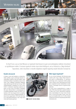 Az Audi Múzeum 2