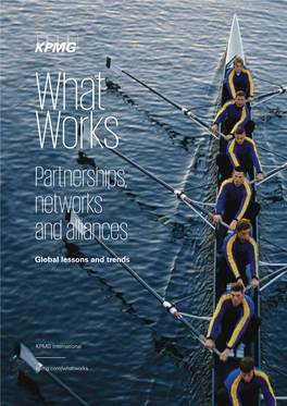 What Works Partnerships, Networks and Alliances