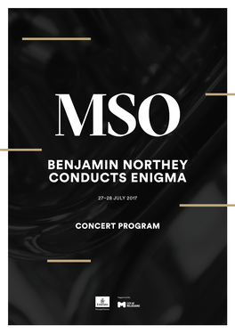 Melbourne Symphony Orchestra Benjamin Northey Conductor Kristian Chong Piano