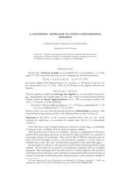 A Geometric Approach to Conn's Linearization