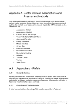 Socio-Economic Impact Assessment: Appendix A