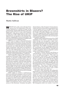 The Rise of UKIP