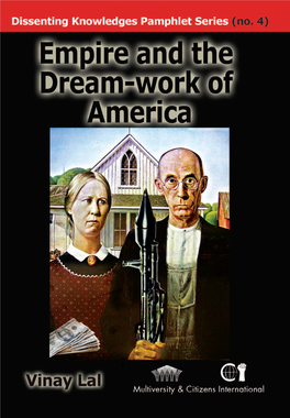 Empire and the Dream-Work of America