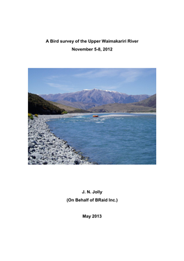 2012 Upper Waimakariri