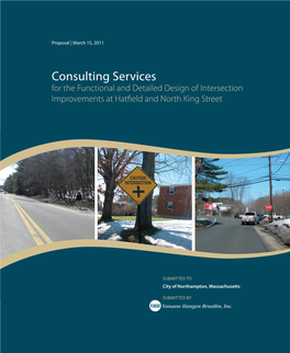 Consulting Services for the Functional and Detailed Design of Intersection Improvements at Hatfield and North King Street