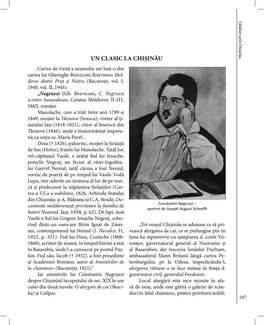 UN CLASIC LA CHIȘINĂU U Cartea De Vizită a Neamului Am Luat-O Din Cartea Lui Gheorghe Bezviconi Boierimea Mol- Dovei Dintre Prut Și Nistru (București, Vol