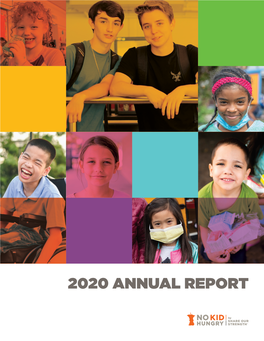 2020 Annual Report Dear Friends