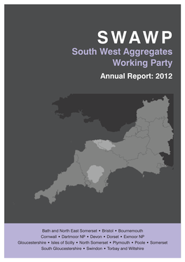 South West Aggregates Working Party: Annual Report 2012