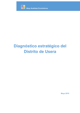 Diagnóstico Estratégico Del Distrito De Usera