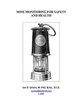 Mine Monitoring for Safety and Health