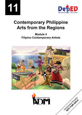Contemporary Philippine Arts11 Q1 M4 Filipino