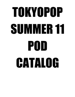 Tokyo Pop Summer2011.Pdf