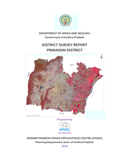 District Survey Report Prakasam District
