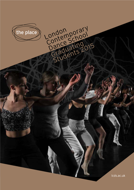 London Contemporary Dance School Graduating Students 2015
