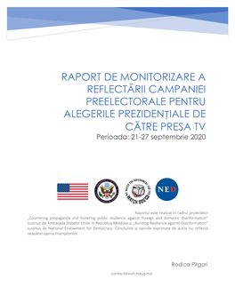 Raport Monitorizare 21-27 Septembrie