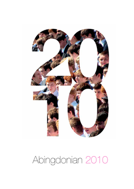 Abingdonian 2010 2 the Abingdonian the Abingdonian 2009 – 2010 Volume XXIV No