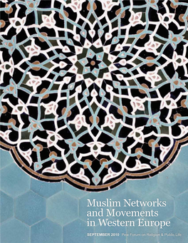 Muslim Networks and Movements in Western Europe