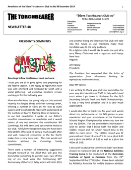 Newsletter 48 the Torchbearer December 2014 (.Pdf)