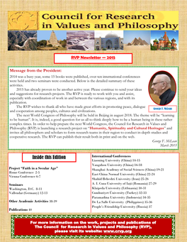 Newsletter 2015