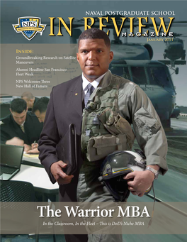 The Warrior MBA in the Classroom, in the Fleet – This Is Dod’S Niche MBA President’S Message