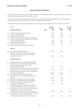 Department of Health and Children Vote 39