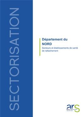 Département Du NORD Secteurs Et Établissements De Santé De Rattachement