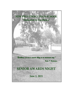 2021 Senior Awards Program
