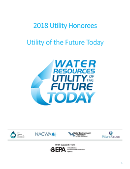 2018 Utility Honorees Utility of the Future Today