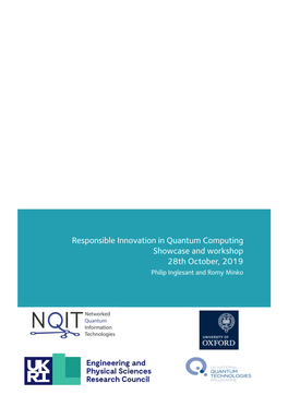 Responsible Innovation in NQIT
