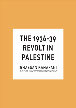 Ghassan Kanafani Publisher: Committee for Democratic Palestine Contents