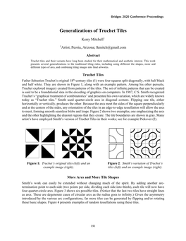 Generalizations of Truchet Tiles