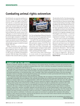 Combating Animal Rights Extremism